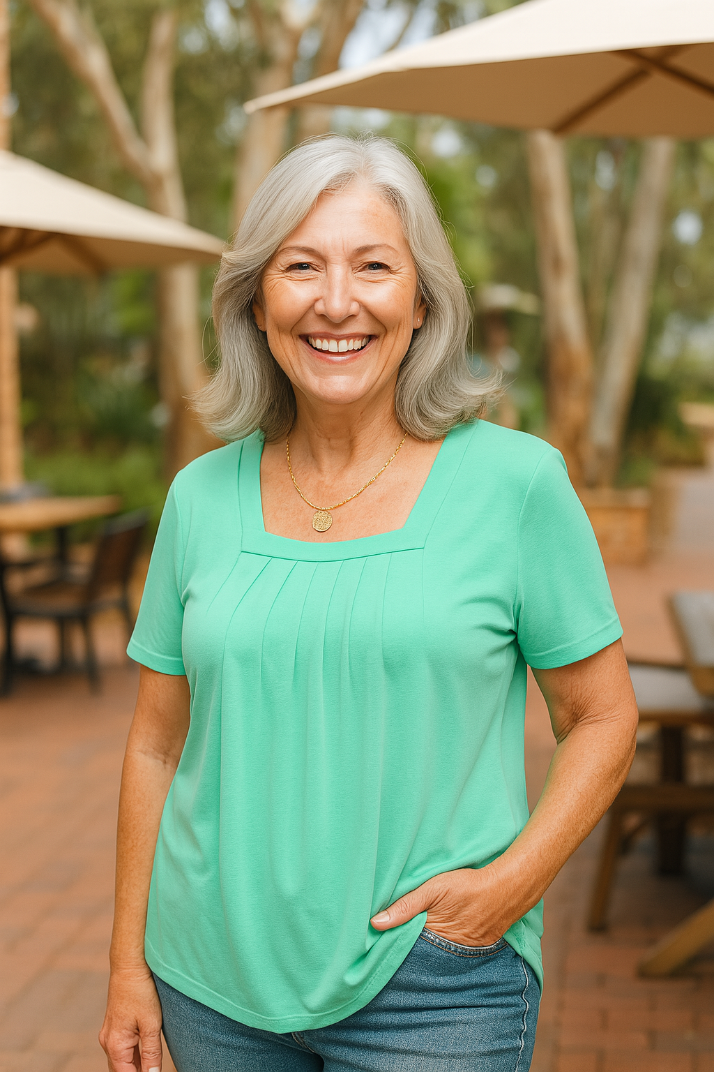 Hine - Plisirana udobna majica