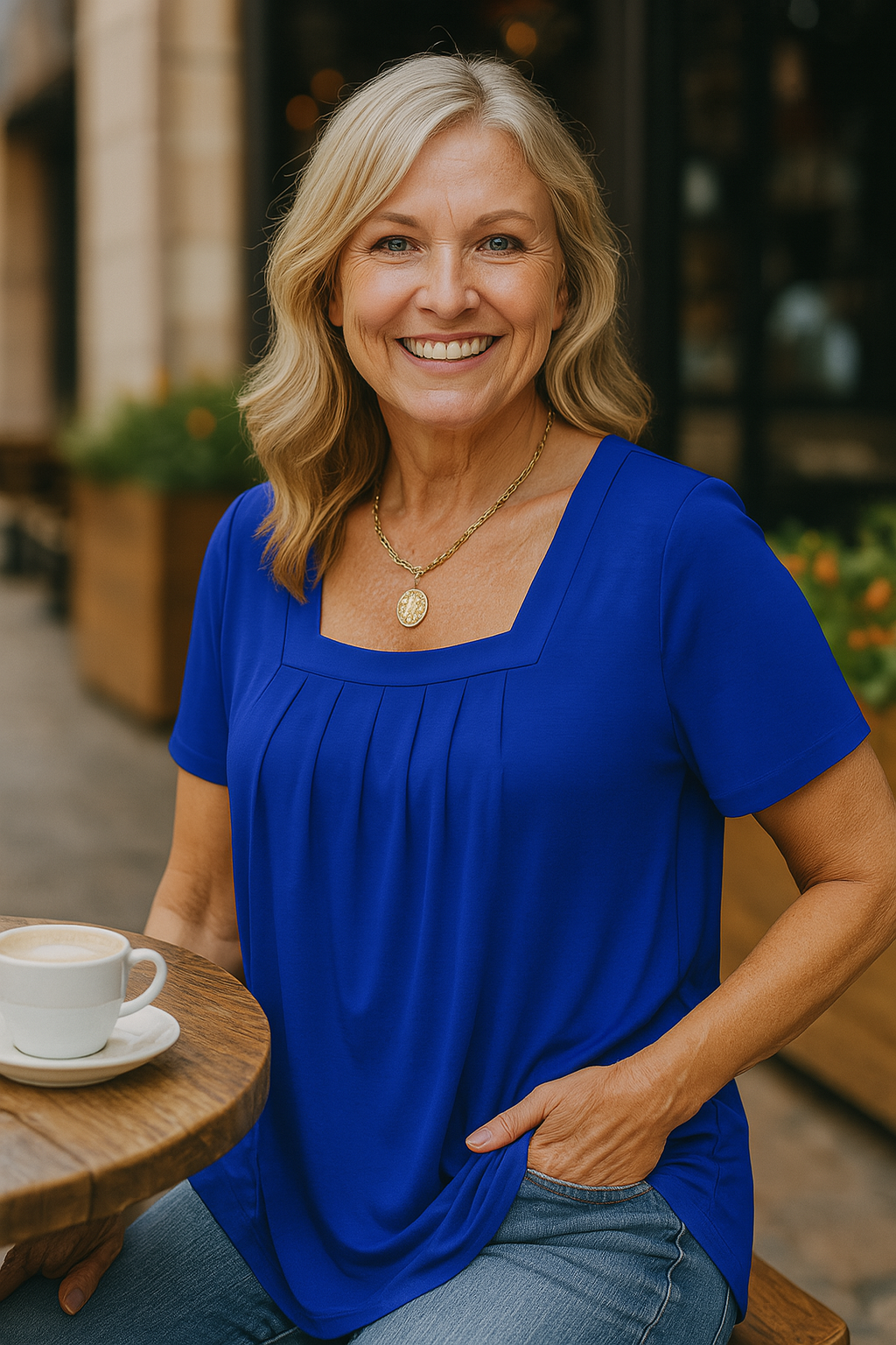 Hine - Plisirana udobna majica