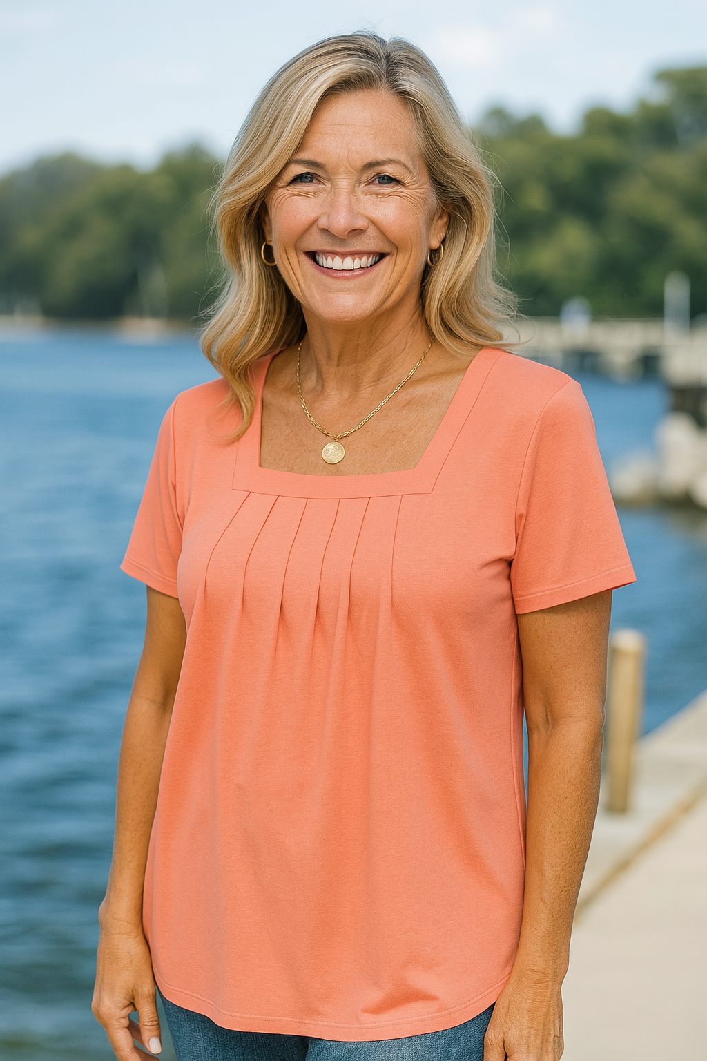 Hine - Plisirana udobna majica